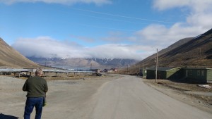 View of Longyearbyen from the Gallery